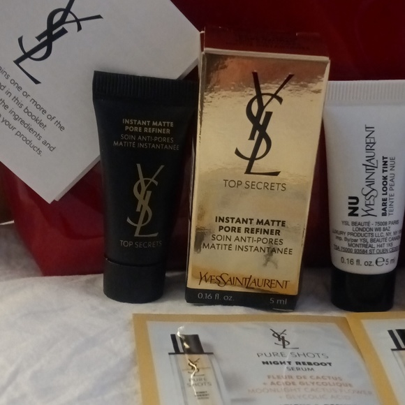 YSL~ Beaute Cosmetic Bag Bundle 8 Pc Set 🔥 NWT - Picture 3 of 10
